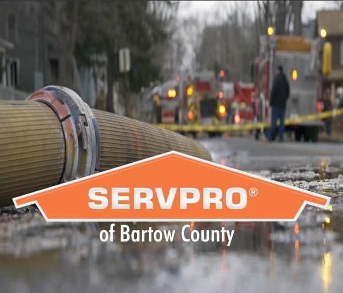 When fire trucks are done fight the flames call SERVPRO of Bartow County